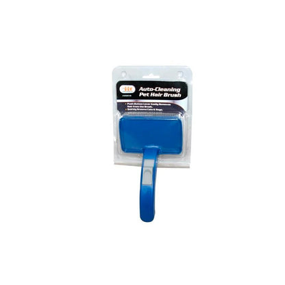 Self-Cleaning Slicker Brush for Dogs and Cats - Grooming and Shedding Comb Rake